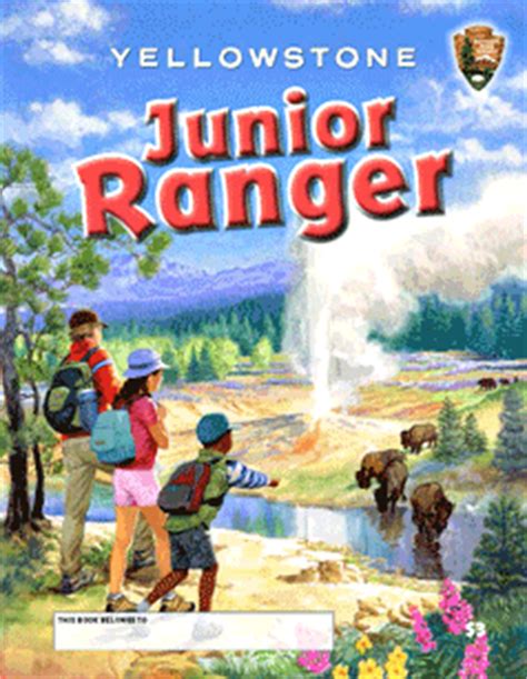 yellowstone national park junior ranger